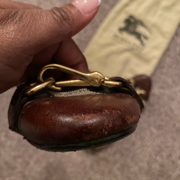 Authentic BURBERRY House Check Canvas Ballerinas - Picture 9 of 14